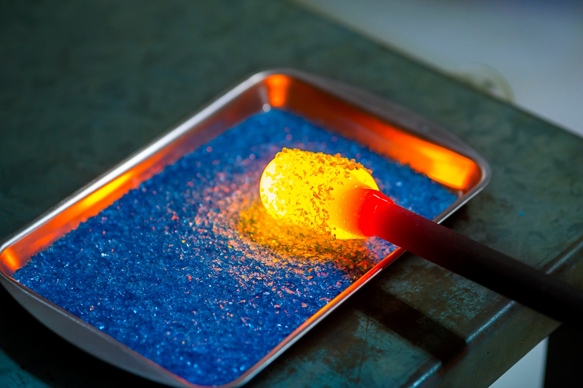 琉球ガラス制作